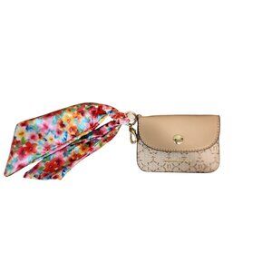 Nanette Lepore Card Case Keychain With Bow